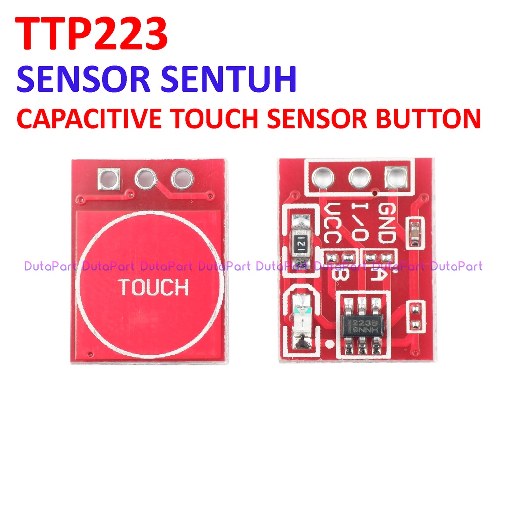 TTP223 Sensor Sentuh Capacitive Touch Sensor Button 1 Channel Module