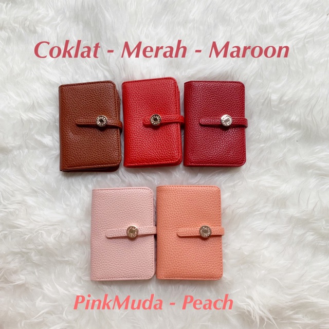 Dompet LIPAT 3 MINI 14cm import batam free box