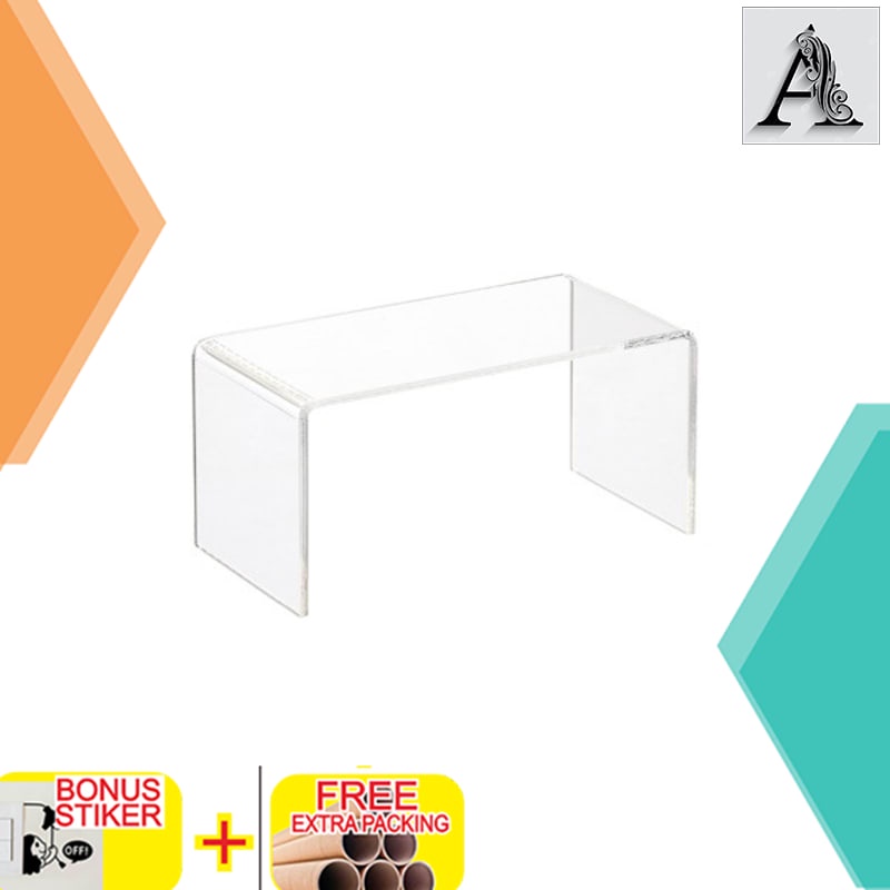 

Grosir Akrilik display sepatu/tas/dompet/Axtion figur/pot kecil tebal 5mm - 42x20x25cm