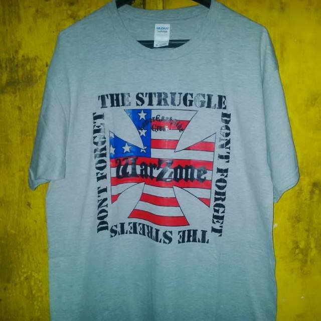 Kaos/T shirt band WARZONE tag Gildan Softyle