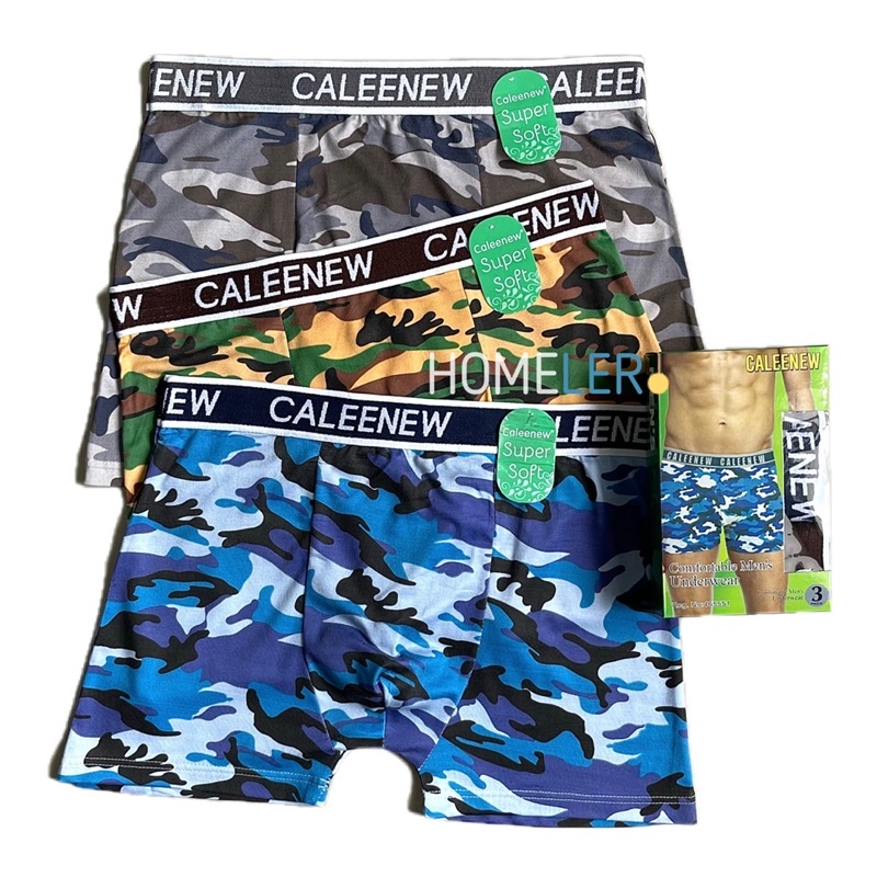 Celana Dalam Pria Boxer Army / Celana Dalam Pria Dewasa / Sempak Boxer Motif