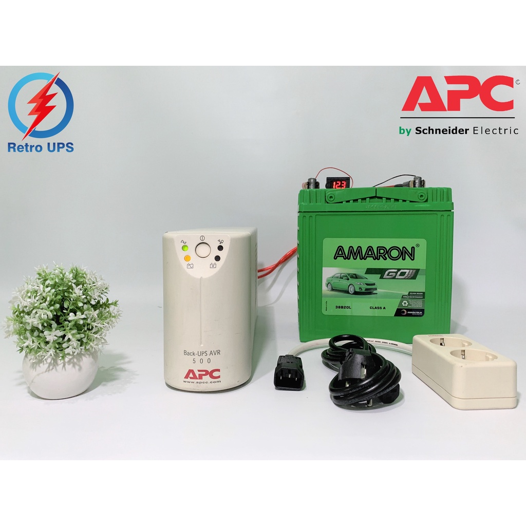 UPS Modif Aki External &amp; Cooling Fan APC BP500I 12V 500VA 300Watt