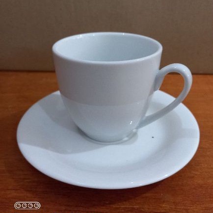 cangkir set putih polos