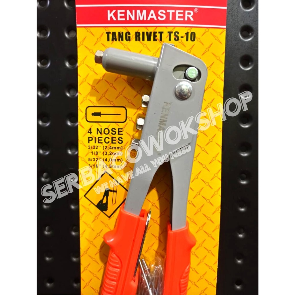 Promo Kenmaster Tang Rivet Hand Riveter TS-10 + Bonus Paku Tembak 25 Pc Termurah Berkualitas