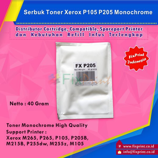 Serbuk Toner Refill Xerox Docuprint M265  M105 Murah