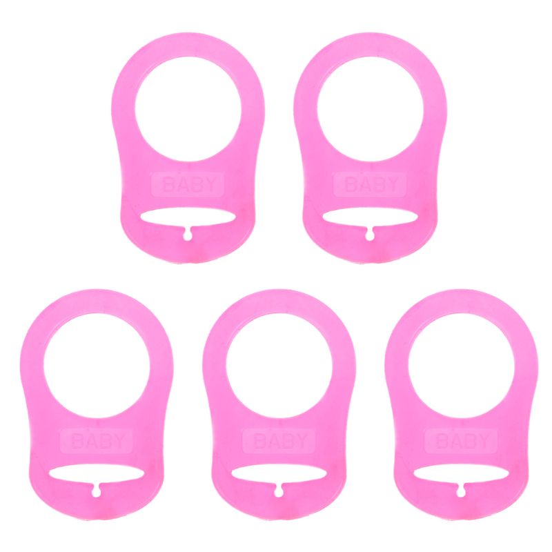 Mary 5pcs / set Klip Adapter Ring Holder Dot Empeng Bayi