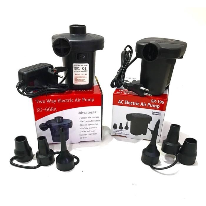 POMPA LISTRIK XG-668A ELECTRIC VACUUM KASUR ANGIN SOFA GYM BALL Best Seller