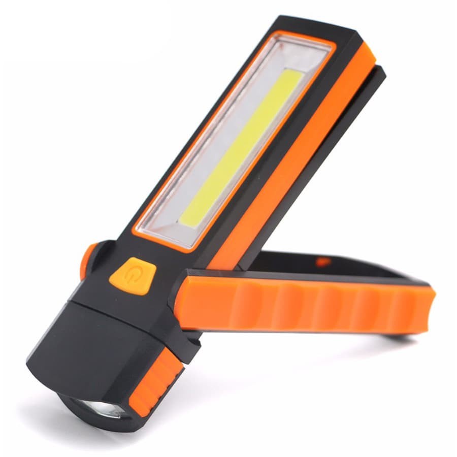 Senter LED Lantera Camping Magnetic COB 600 Lumens - Orange