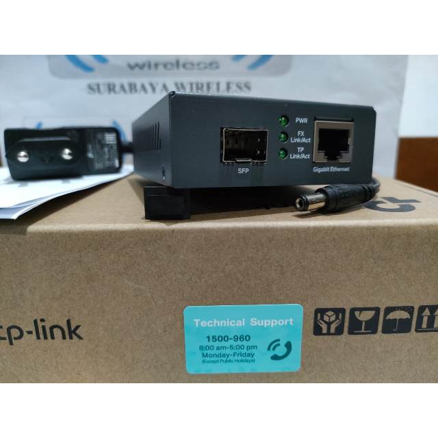 TP-Link MC220L Gigabit SFP Slot Modules Media Converter To Gigabit Ethernet LAN RJ45 TPLink