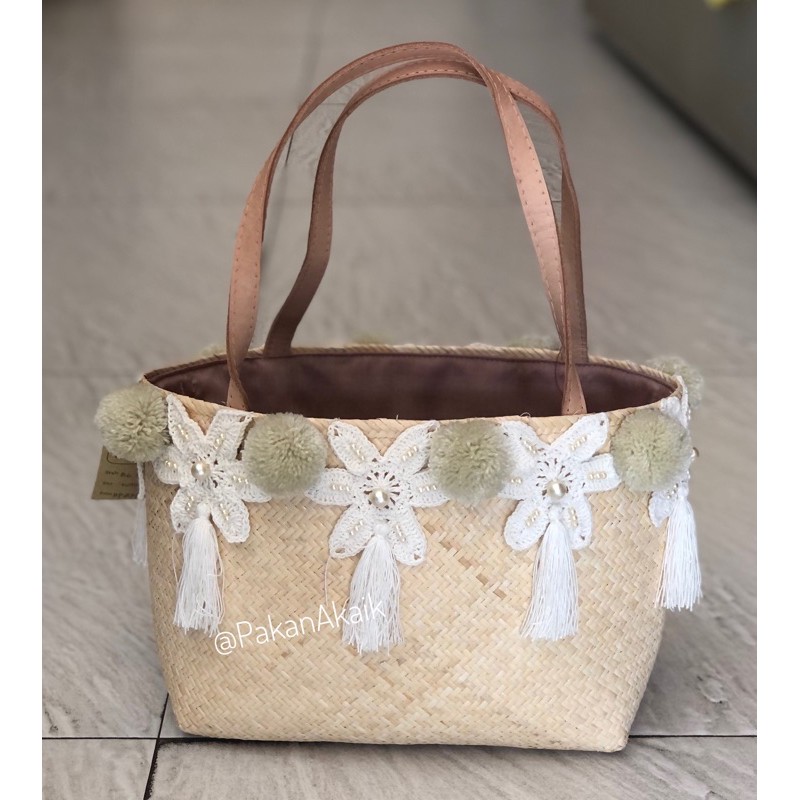 Hand bag / Bali Bag / Tas Rotan / Tas Etnik / Tas Wanita / Tas Pesta