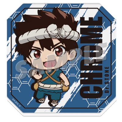 GANCI DR STONE Keychain Anime Dr.Stone Senku Chrome Gen Tsukasa Hyoga Ukyo Gantungan Kunci