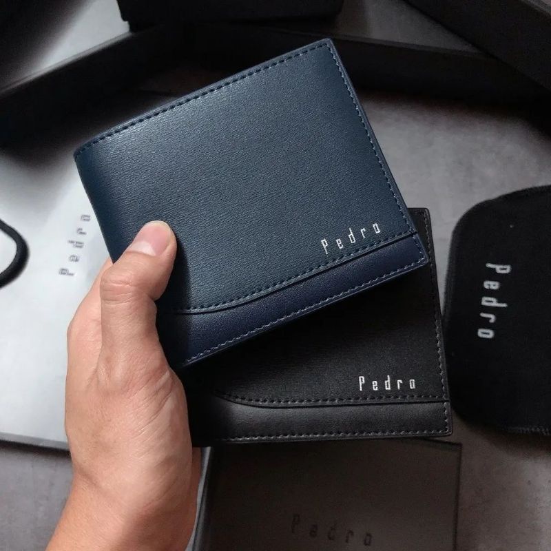 10.10 SALE | PDRO MEN TWO TONE BIFOLD WALLET + BELT GIFTSET