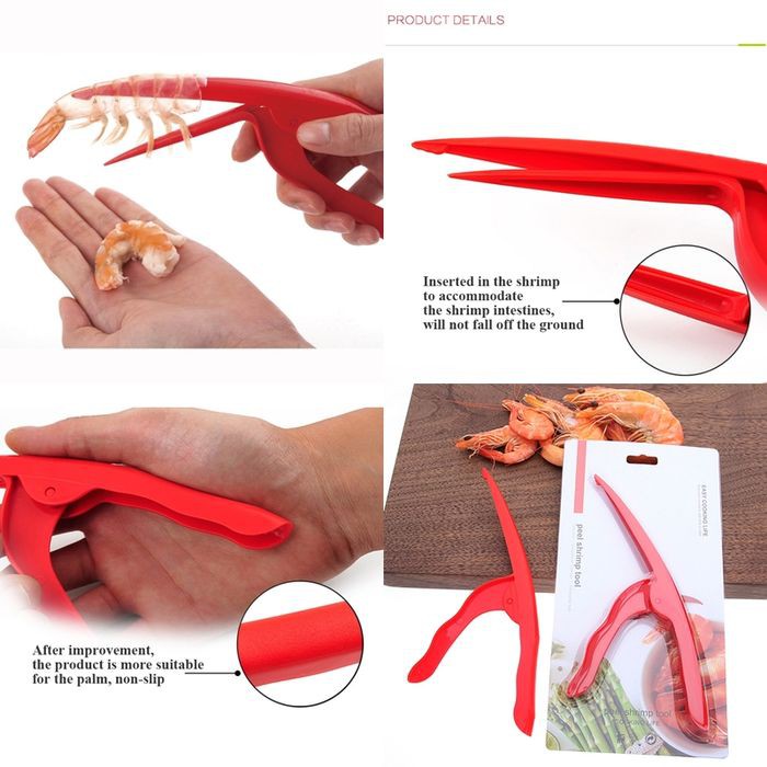 Alat Pengupas Kulit Udang Kupas Cangkang Peeler Shrimp shell tiger Prawn kitchen tools dapur modern