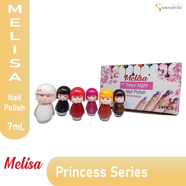 Melisa Kutek/ Nail Polish Princess Edition 7 ml  (24 Botol)