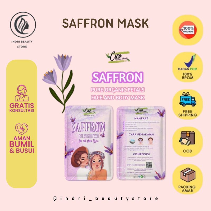 MASKER WAJAH SAFFRON