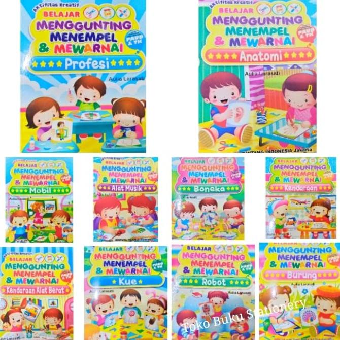 

Buku Menggunting, Menempel Dan Mewarnai Untuk Paud & TK