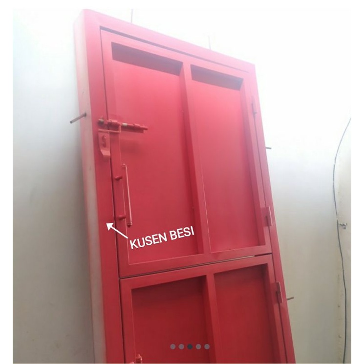 Kusen besi/pintu jendela 2,4 meter tebal 1,3 mili/-1