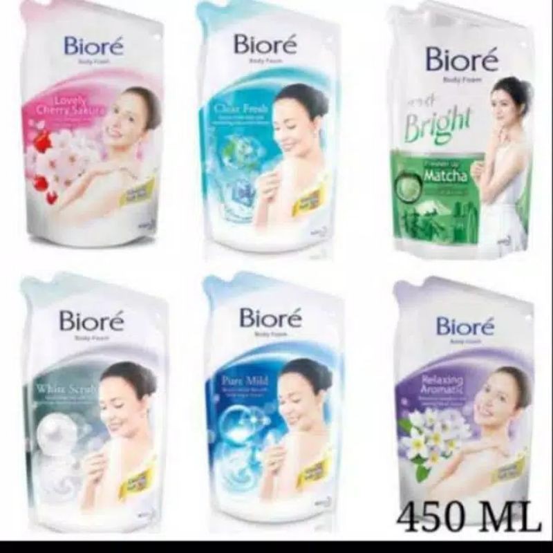 SABUN MANDI CAIR BIORE 450ML
