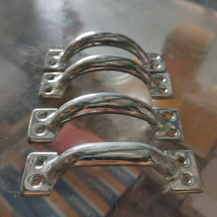 Tarikan Lemari / Tarikan Laci Silver / Gagang Laci Lemari / Gagang Jendela / Gagang Pintu Kecil SIlv