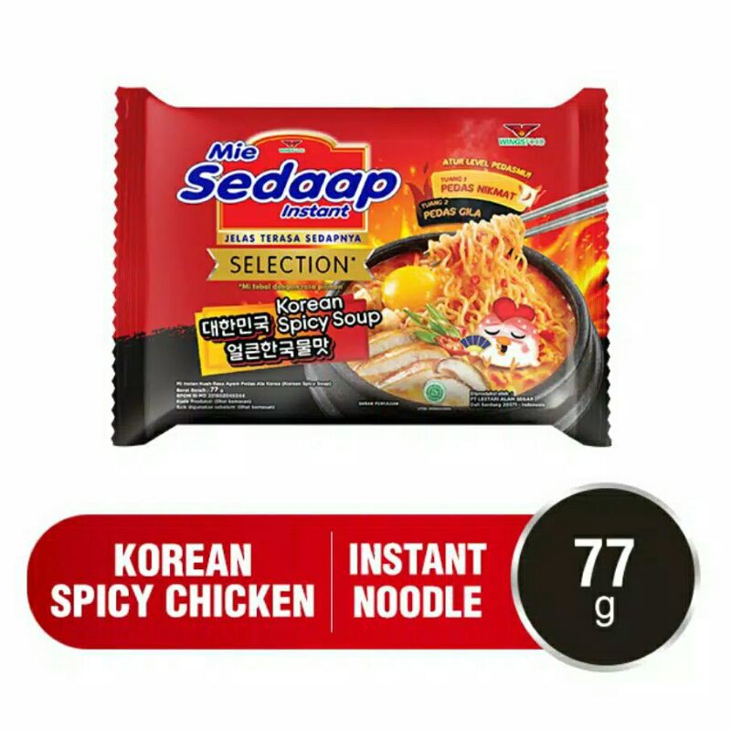 

Mie korean spicy soup 77g