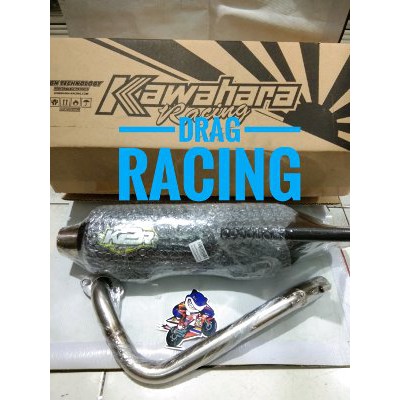 knalpot standar kawahara bobokan beat  beat fi racing original tipe K2R Terlaris