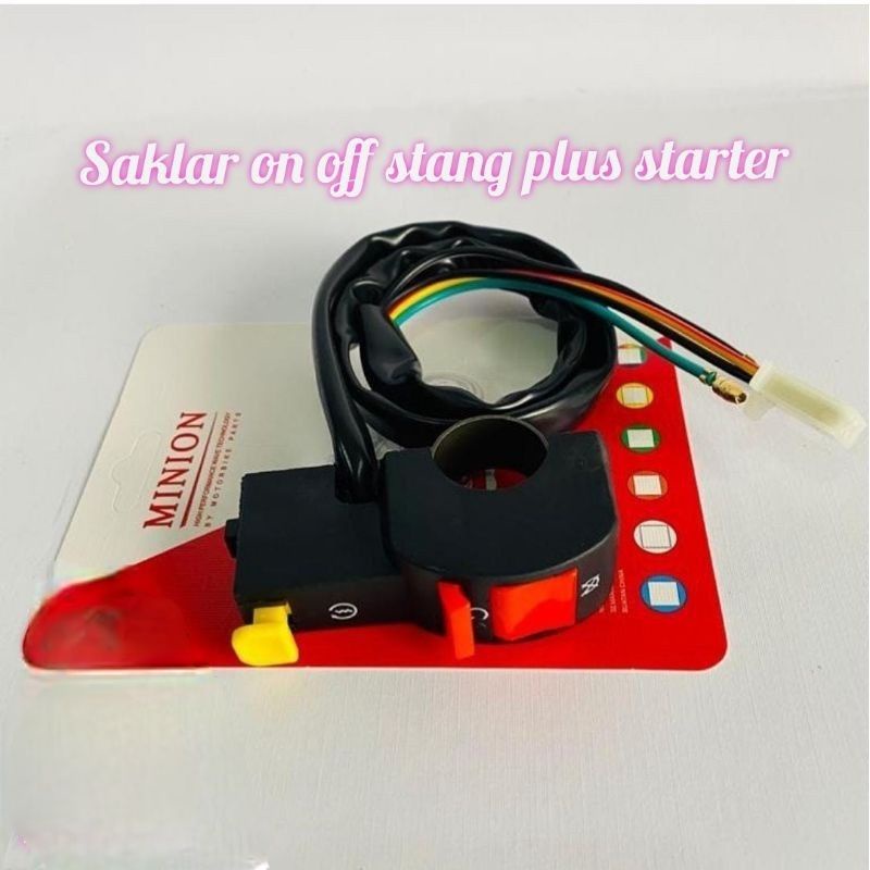 Saklar Switch Kanan On Off Plus Starter Saklar Engine On Off + Starter