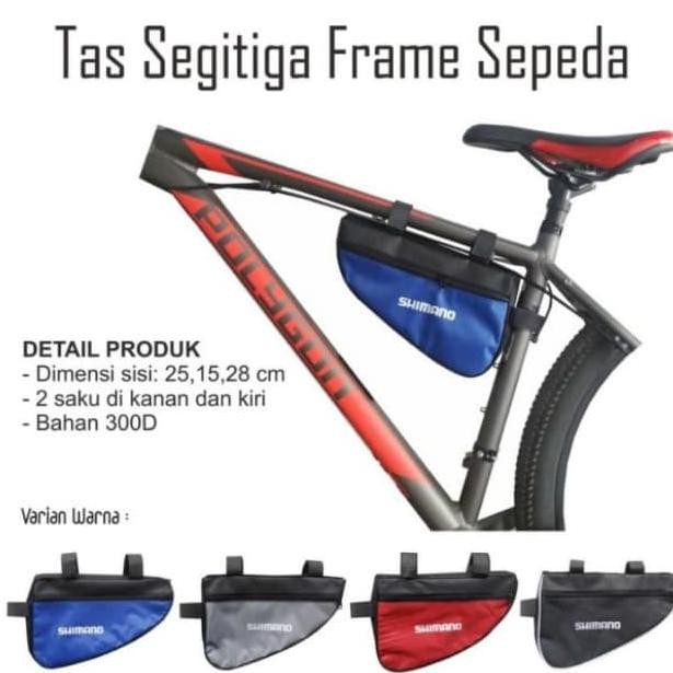 (((Bisa Bayar Di Tempat))) Tas Sepeda Segitiga Frame Hp Dompet Sepeda Mtb Roadbike Balap Pixie