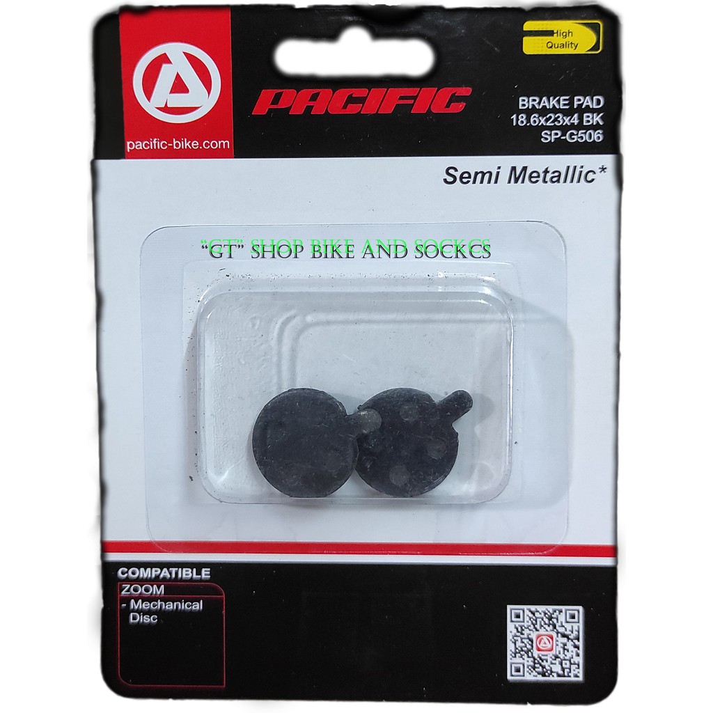 Pacific Kampas Rem Cakram Sepeda Brake Pad Bk Sp - G 506 (Bentuk Bulat)