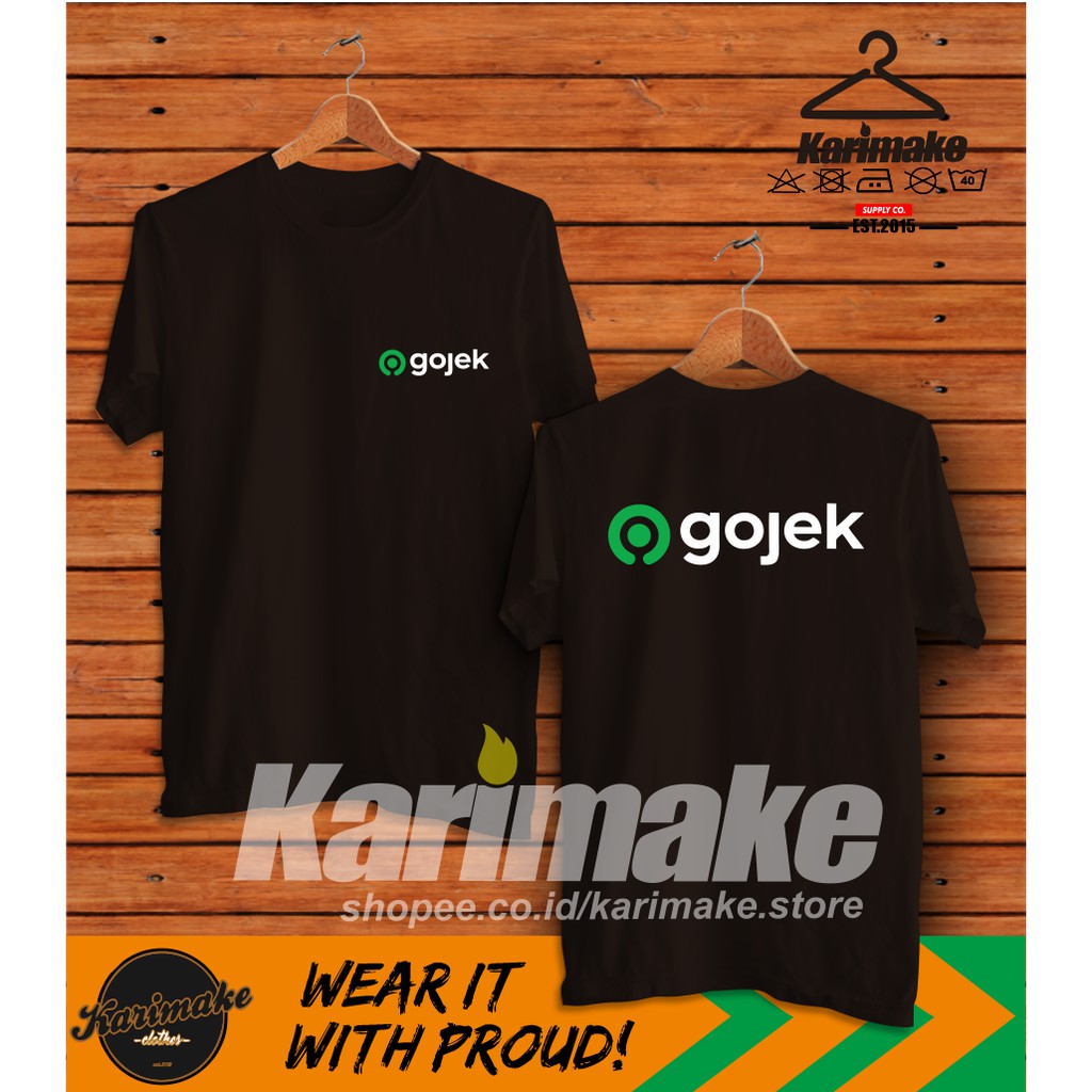  Kaos Baju Gojek Logo Baru 2019 V2 Kaos Perusahaan 