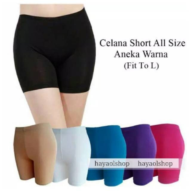 BEST SELLER Celana Short Wanita All Size-Legging Pendek
