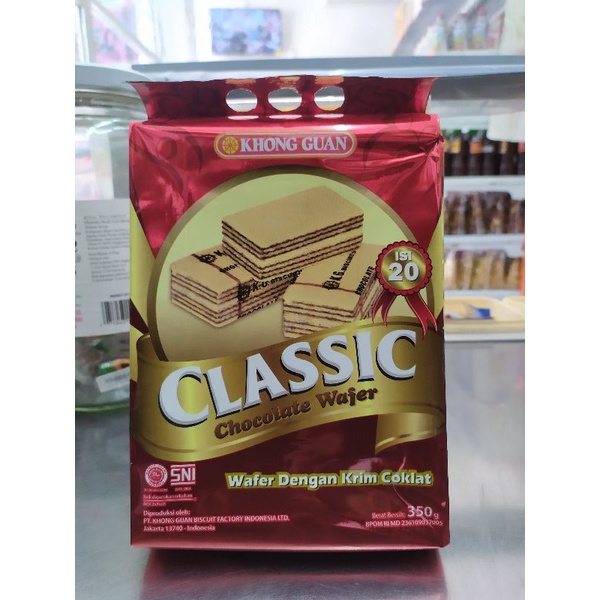 

Khong Guan Classic Wafer Coklat 350gr