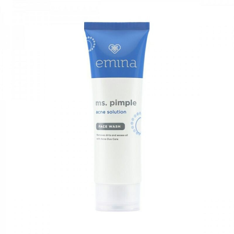 EMINA Ms Pimple Acne Solution Face Wash 50ml (Sabun Wajah Berjerawat)