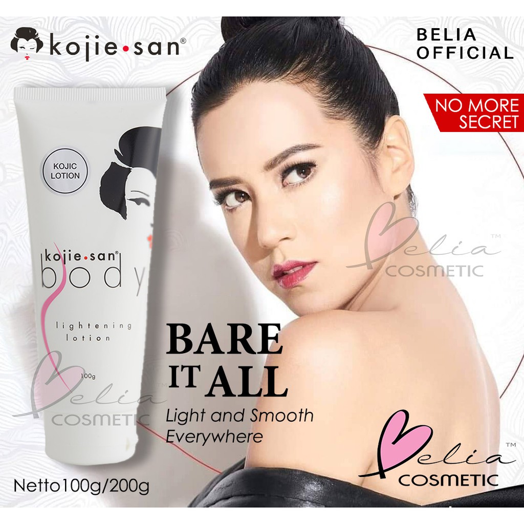 ❤ BELIA ❤ KOJIE SAN Lightening Body Lotion 100g 200g | kojic kojiesan hand body pemutih pencerah