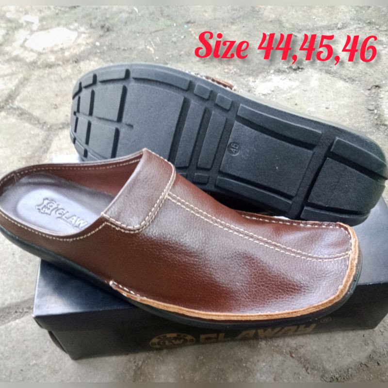 Sepatu Sendal Bustong Pria Sandal Sendal Bustong Tutong Pria Sepatu Sandal pria Daltucowo Sepatu Slo