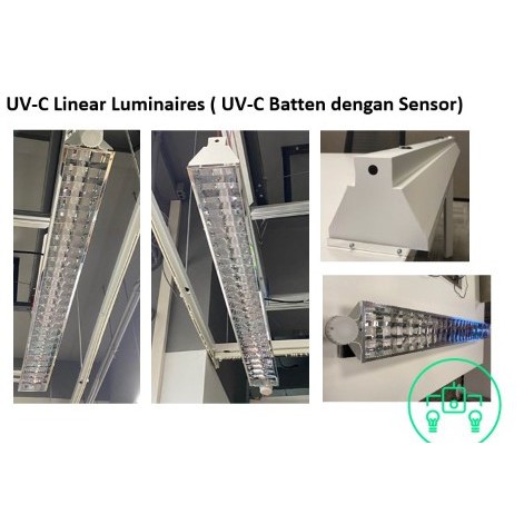 TMS160C 1x36W TUV SLV/6 Sensor - Lampu UV-C Philips