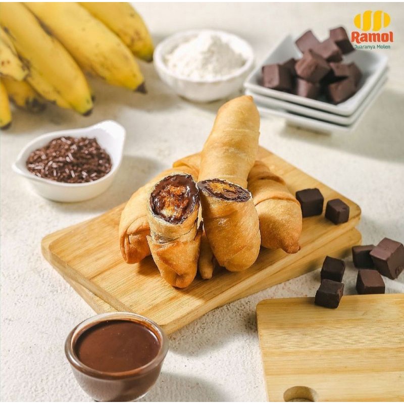 

Pisang Molen Frozen Coklat (1 box isi 5 Pcs)