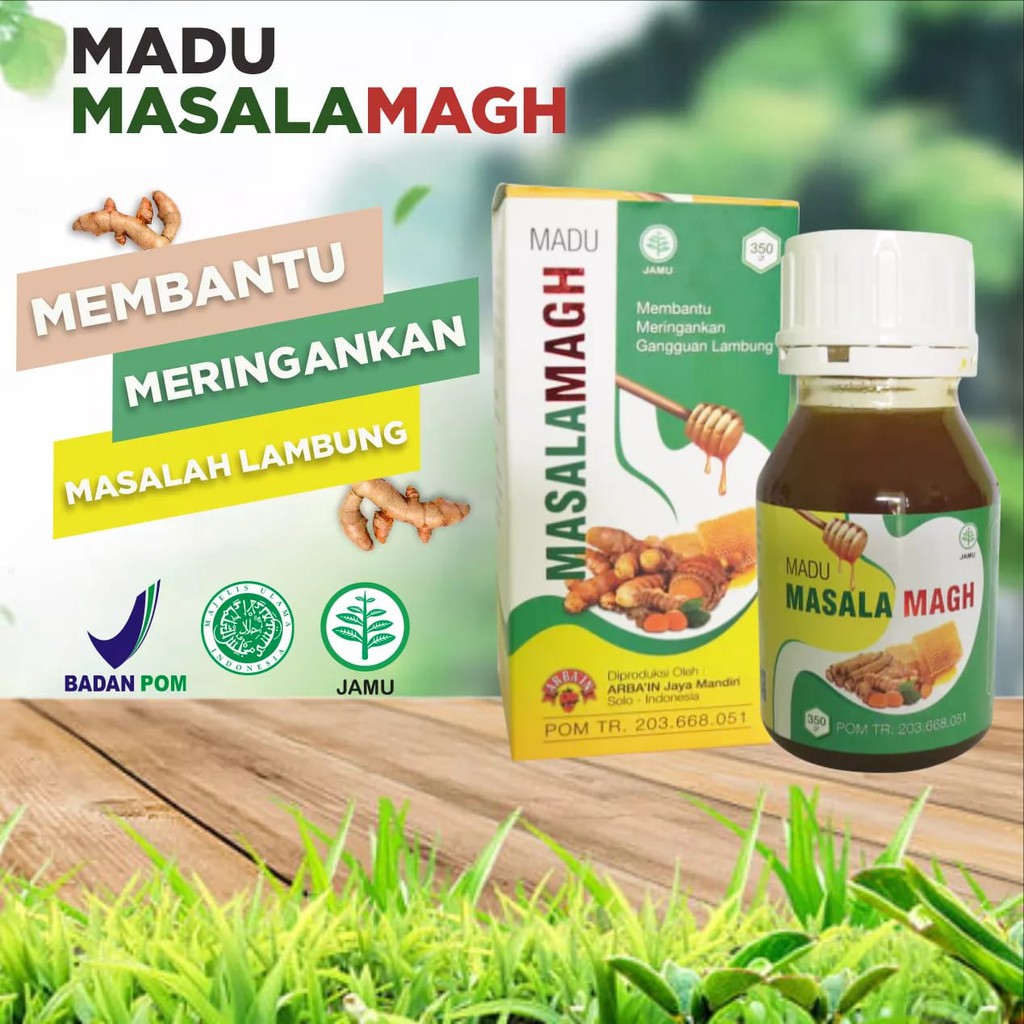 MADU MAAG Madu Masalamagh Mengatasi Sakit Maag ASAM LAMBUNG Kronis Ampuh ASLI Original BPOM