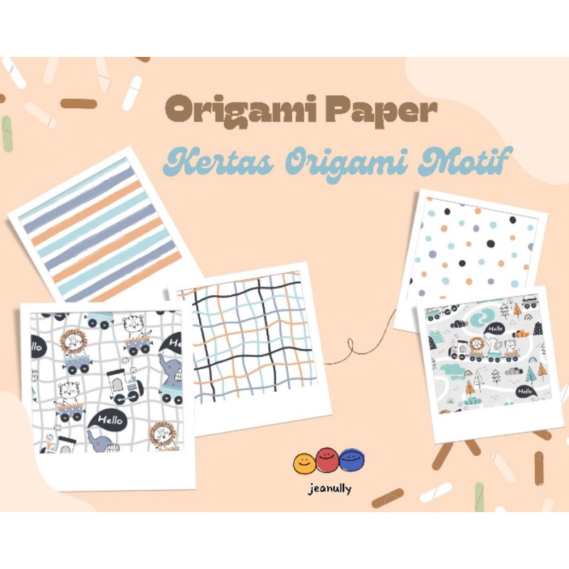 

Origami Paper//Kertas Origami Motif//kertas craft//kertas lipat