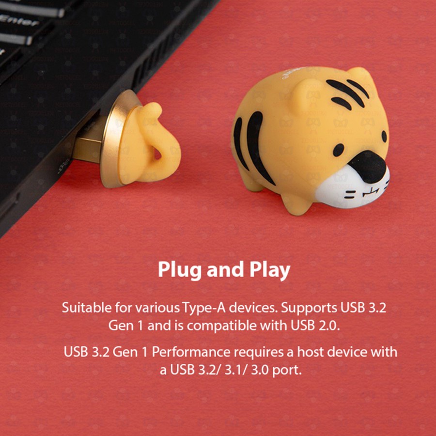 Kingston 2022 Limited Edition Tiger USB Flasdisk Macan 64GB 64 GB