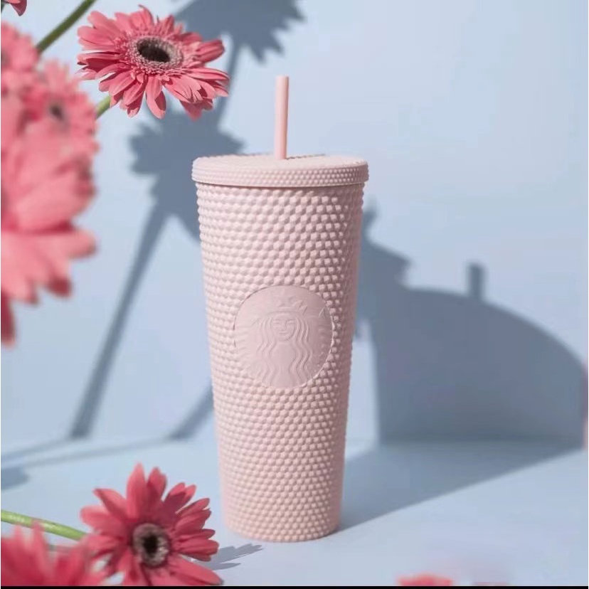 Starbucks Tumbler 710ml Diamond Radiant Goddess Straw Cup With With Lid Summer Cold Water Cup Tumbler With Straw Plastic Durian Coffee Mugs