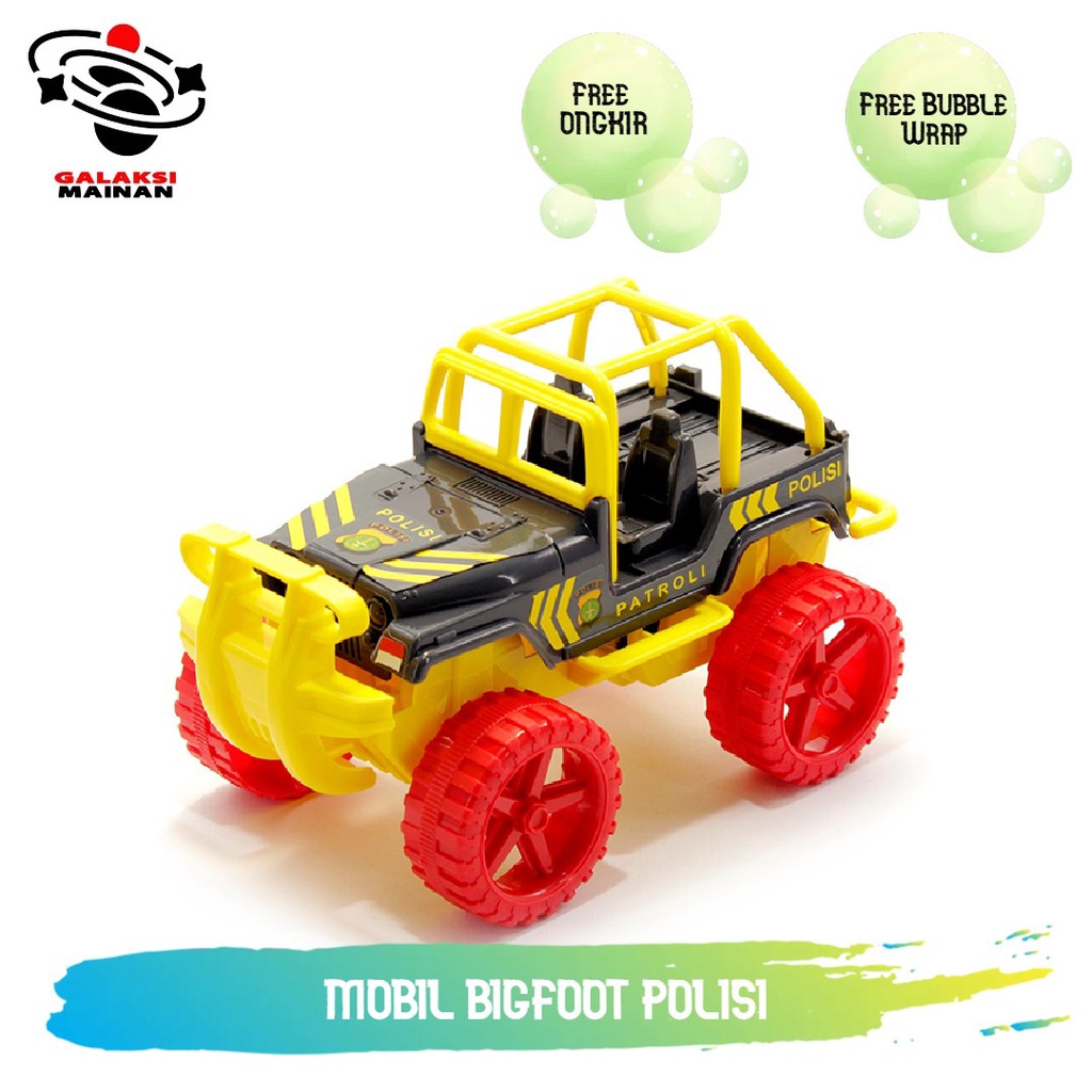 Mainan Anak Mobil Big Foot Polisi / Big Foot Spongebob