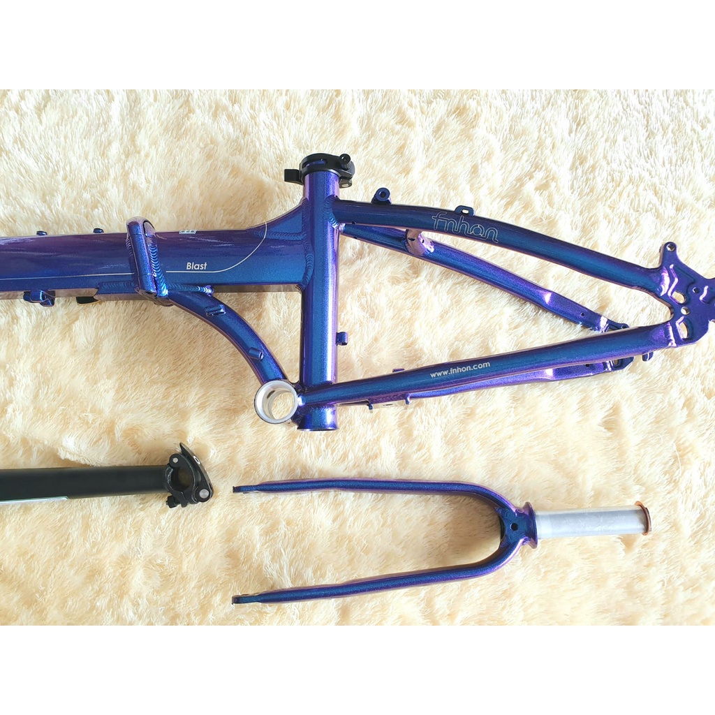 FRAME SET FNHON BLAST 20 INCH CHAMELEON Discbrake Plus Handlepost HP 31 35 40 cm telescopic Original Frame fork 22 inch