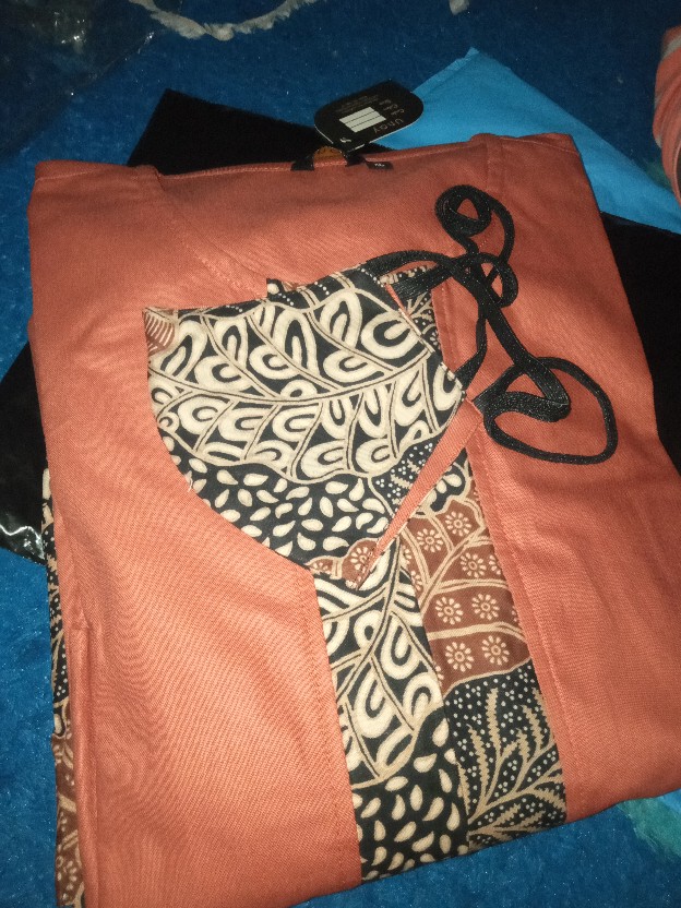 Niswara Batik Wanita By Unay Daily Original - Tunik + Kulot + Masker + Tas