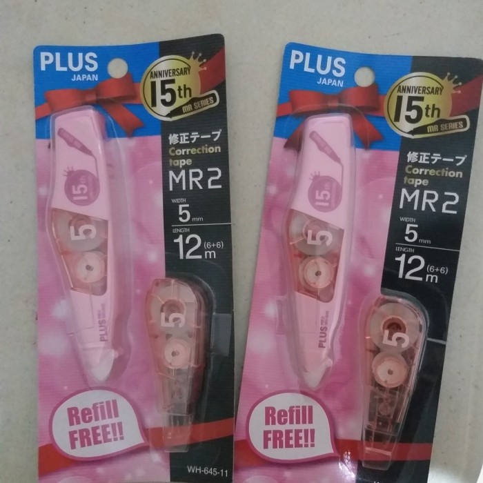 

Produk Unggulan Correction Tape Plus Japan Refill 1 #Pink Limited