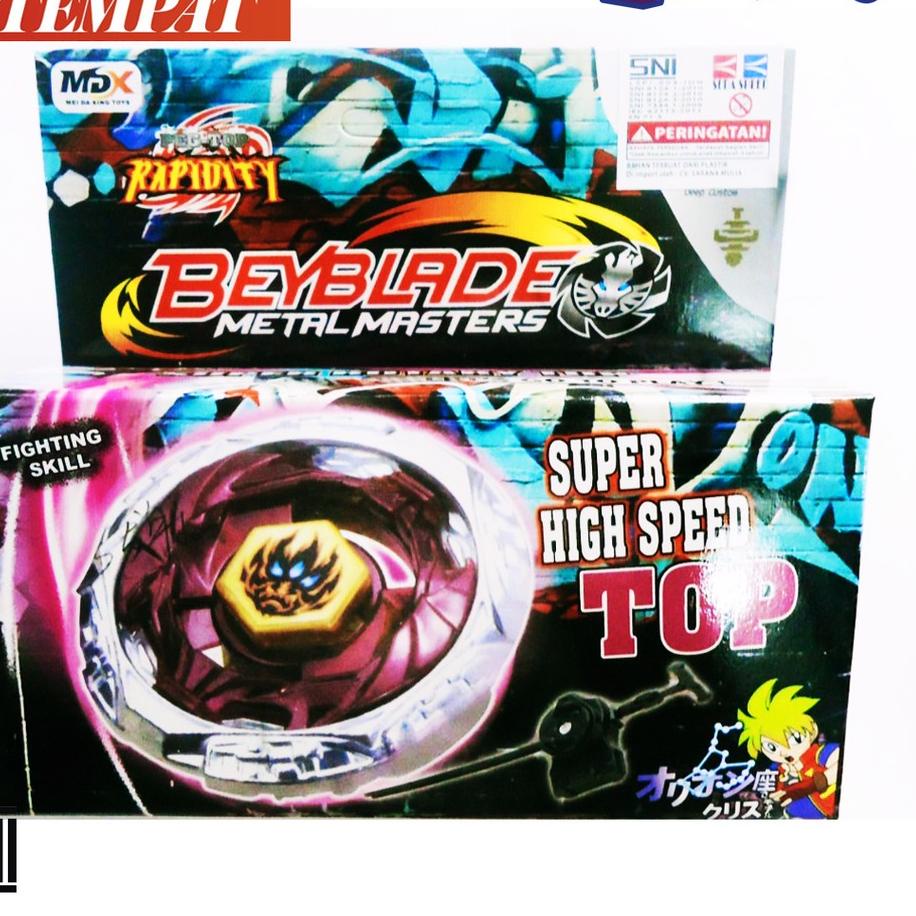 Terbaru 9.9 Mainan Gangsing BeyBlade Metal Gasing BeyBlade Metal BeyBlade Metal Masters Rapidity MUR