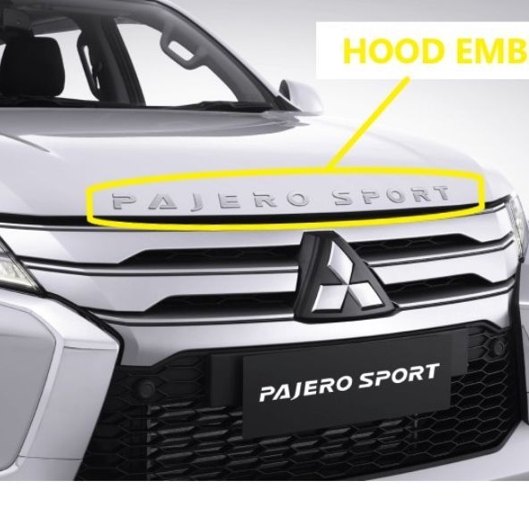 Hood Emblem PAJERO SPORT / Emblem Kap Mesin New Pajero Sport Facelift