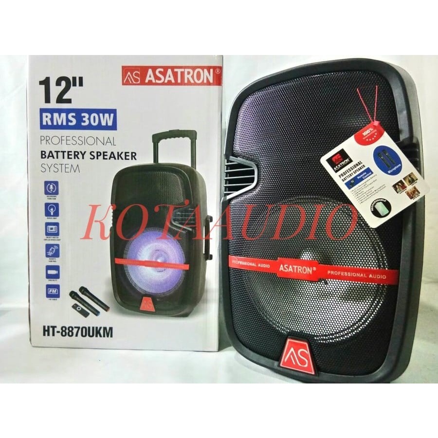 Speaker Portable Meeting Asatron HT 8870 UKM/ HT 8870UKM 12 inch