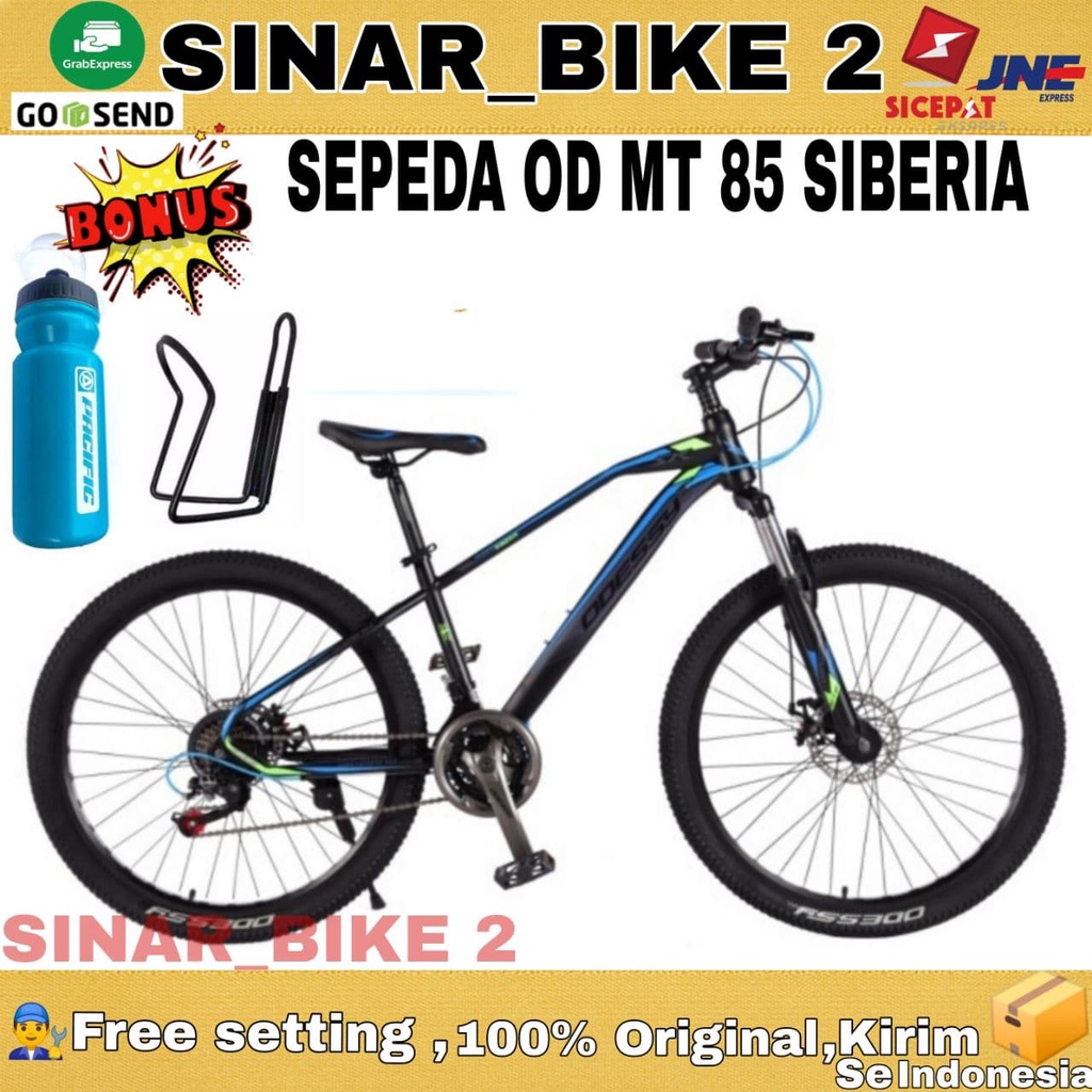 Sepeda Gunung MTB ODESSY 85 SIBERIA Ukuran 27.5 Inch 21 Speed