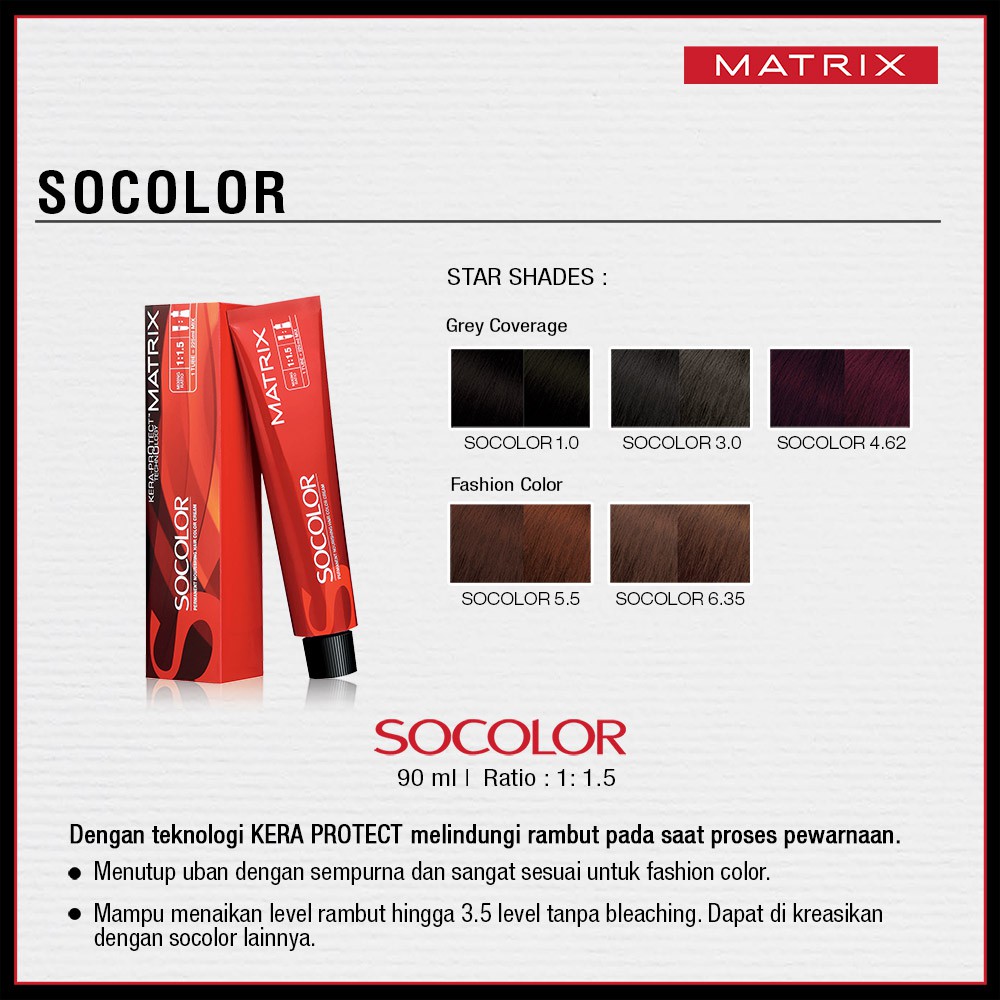 Matrix Socolor Brown 90ml/Semir Rambut/Color Matrix