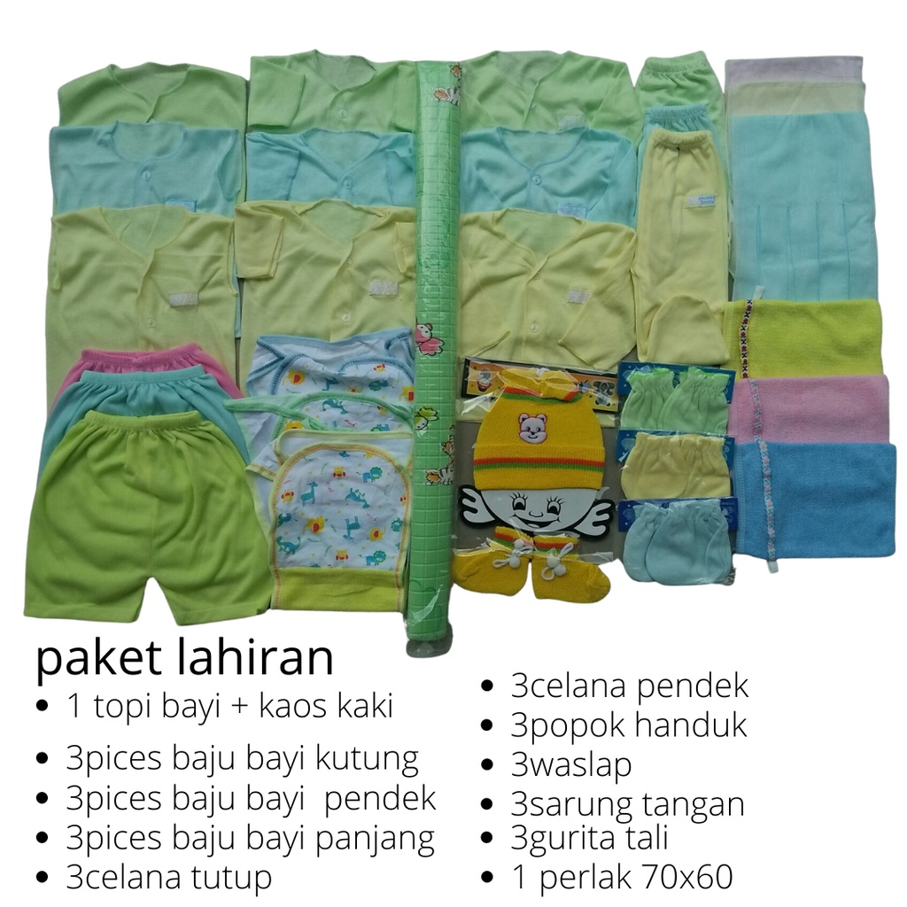 Paket lahiran / perlengkapan pakian bayi baru lahir / kado lahiran-3